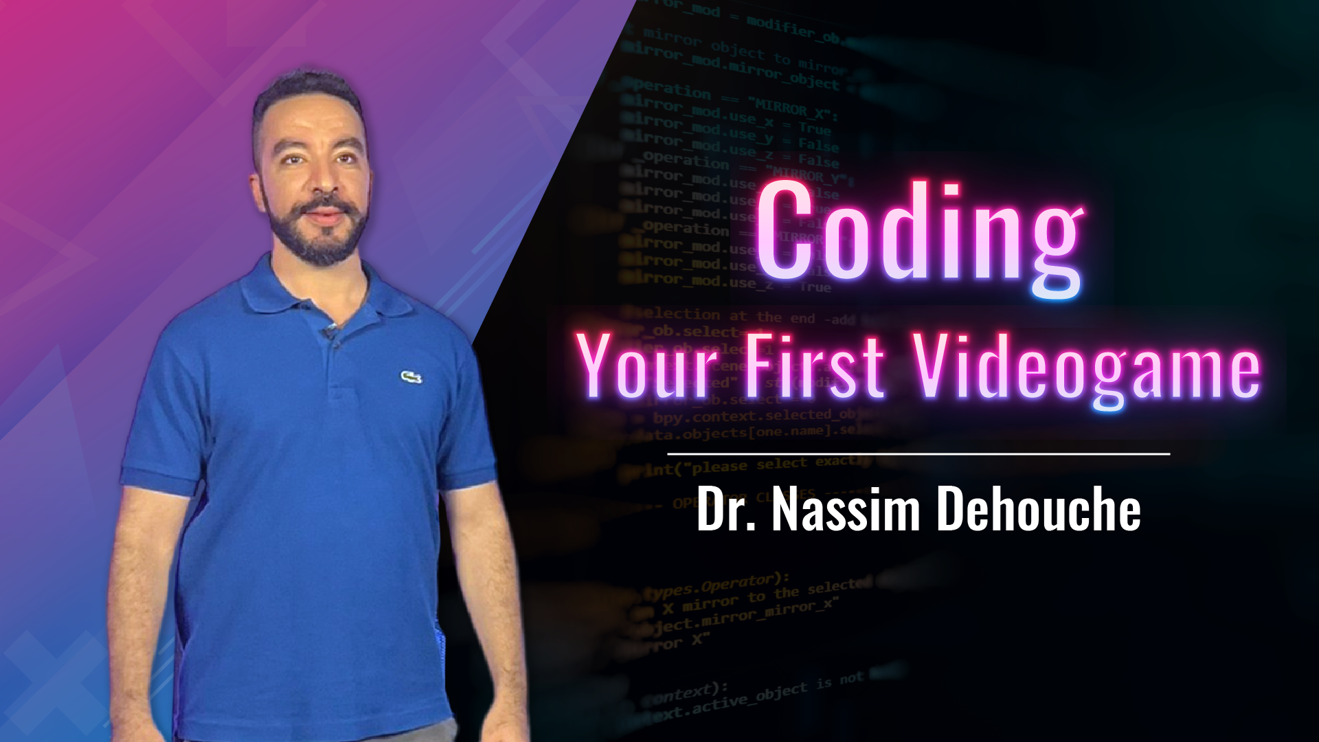 Coding Your First Videogame MUIC024